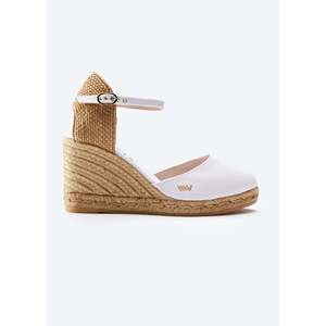 Satuna in edizione limitata espadrillas in tela con zeppa sandali eleganti in materiale di tela - Product Image 1
