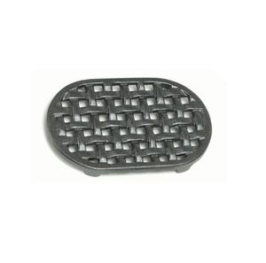 Hot Selling Design Oval Shaped Trivet for Tableware Trivet New <b>Cast</b> <b>Iron</b> Trivet for Tabletop Metal <b>Plate</b> Stand Wholesale Price - Product Image 1