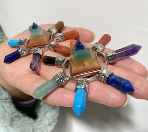 เครื่องกำเนิดพลังงานดินสอจักระเจ็ดทรงกรวยกุหลาบควอตซ์สำหรับใช้เป็นเครื่องกำเนิดพลังงานจักระโดยอินเดีย - Product Image 4