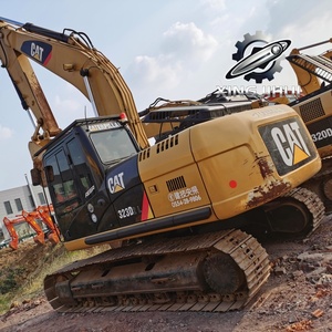 Excavatrice d'occasion Caterpillar323D2L, marque japonaise d'origine, 23 tonnes, excavatrice de taille moyenne, chenilles en caoutchouc, grandes excavatrices - Product Image 4