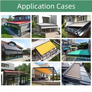 ที่บังแดดกันสาดใช้ไฟฟ้าใช้ใน<span class=keywords><strong>บ้าน</strong></span>กลางแจ้งใช้ในเชิงพาณิชย์ที่บังแดด - Product Image 4