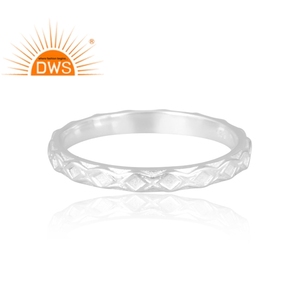 Nueva tendencia, anillo de banda de Plata de Ley 925 para mujer, joyería personalizada para mujer, regalo para ella - Product Image 3