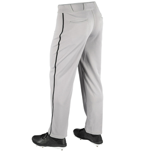 กางเกงเบสบอลสำหรับทุกเพศกางเกงซอฟต์บอลเยาวชนทำจากผ้าฝ้ายเส้นสีดำและสีเทา - Product Image 3