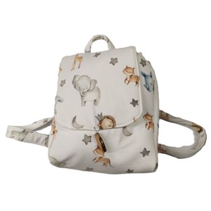 Sac à dos pour étudiant Watercolor Safari avec personnalisation du nom en option - Product Image 1