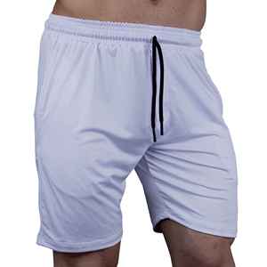 <b>Mens</b> Quick Dry Stretch Workout <b>Shorts</b> 100 Percent Polyester Athletic Mobility <b>Shorts</b> With Secure Pockets For Yoga - Product Image 3