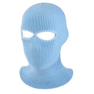 Gorros de esquí de 3 agujeros para hombre y mujer, pasamontañas para motocicleta, 3 agujeros, tejido de cara completa, logotipo personalizado, bordada en 3D máscara de esquí, pasamontañas Jacquard - Product Image 5