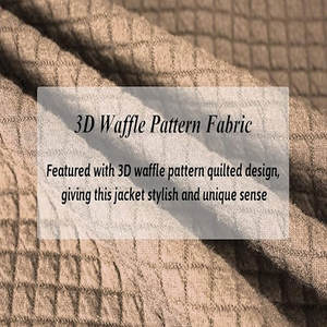 แจ็กเก็ตบอมเบอร์ลำลองทรงหลวมมีซิปเสื้อโค้ทแจ็คเก็ตผู้ชาย - Product Image 5