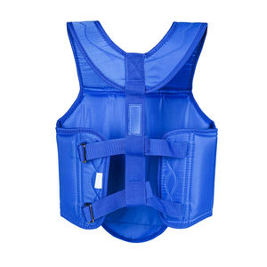 Poitrine de boxe en cuir coussin de ventre Muay Thai poitrine Offres Spéciales Art martial corps gardes professionnel boxe poitrine garde - Product Image 3