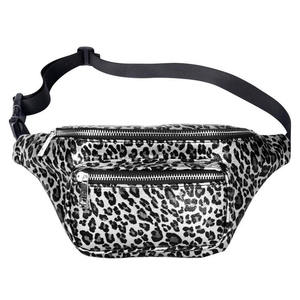 Nouveau sac à bandoulière poitrine épaule sac à main taille banane sac à bandoulière femmes imperméable imprimé léopard en cuir pu téléphone portable sac de taille de voyage - Product Image 2