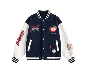 Vestes d'Hiver Personnalisées Décontractées Lettermen Broderie 3D Vestes en Gros Veste Universitaire de Haute Qualité pour Hommes - Product Image 3