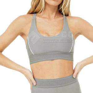 Athletic High Elastic Fitness Wear Conjunto de gimnasio de yoga sin costuras Medias ajustadas Conjuntos de Yoga de dos piezas para mujeres - Product Image 6