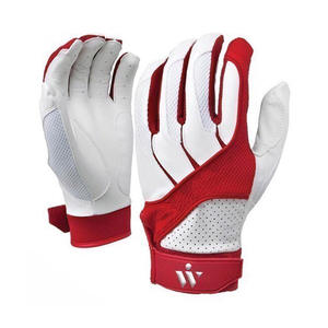 Professional Customized Goat Skin Leather Hand Protection Baseball Batting Gloves OEM Softball Batting Gloves - Product Image 3