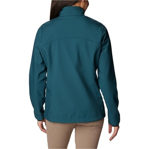 Veste Softshell Femme OEM Automne Hiver Respirante Poche Avant Fermeture Éclair Col Montant Personnalisée 2026 - Product Image 4