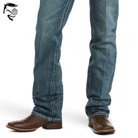 Erkek Rahat Bol Yüksek Bel Konforlu Nefes Alabilen Fermuarlı Düz Kovboy Cepli Boot Cut Kot Pantolon İlkbahar Yaz