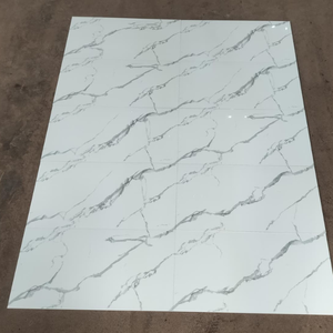 กระเบื้องผนังเซรามิกสีขาวเงา ลายหินอ่อน ขนาด 30x60 ซม. สำหรับห้องน้ำและห้องครัว - Product Image 4