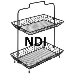 Cesta de fruta de acabado con recubrimiento de polvo negro para uso en la cocina Cesta de fruta decorativa hecha a mano Mesa de comedor Centros de mesa Uso - Product Image 3