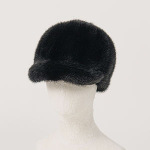 Gorro de Béisbol de Invierno Hecho a Mano de 5 Paneles, Color Sólido, Ala Corta, Ajustable, Unisex, Informal, COMÚN - Product Image 2