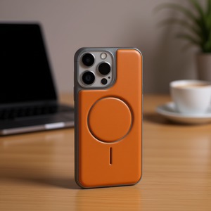 เคสมีห่วงแม่เหล็กหนังแท้สำหรับโทรศัพท์มือถือ17 PRO MAX ดีไซน์หรูหรา - Product Image 3