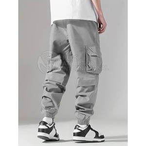 Pantalones de hombre de estilo callejero con estampados artísticos y ajuste holgado para Trend Wear Street Fashion Men Pantalones - Product Image 5