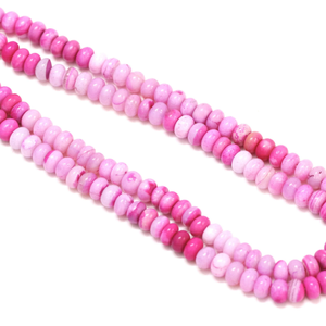 Cuentas Redondas de Ópalo Rosa: Hilo de 16 Pulgadas, Cuentas de Piedras Preciosas Lisas - Product Image 4