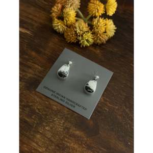 Pendientes Colgantes de Plata de Ley y Oro Blanco con Forma de Gota de Agua, con Perla y Diamante, de Tricia Smith, para Fiestas - Product Image 4