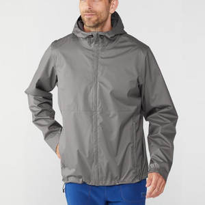 Wholesale <b>Mens</b> 100%Nylon Packable Custom Logo <b>Waterproof</b> <b>Jacket</b> <b>Light</b> Weight Rain <b>Jacket</b> - Product Image 5