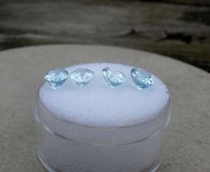 Aigue-marine naturelle faite à la main de haute qualité pierre précieuse en vrac Super propre dans la fabrication de pierre Super propre coupe ovale - Product Image 2