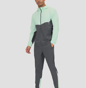 Ensemble de survêtement athlétique pour femme, coupe-vent, jogging, course à pied, gym, fitness, respirant, sweat à capuche zippé, pantalon léger, décontracté - Product Image 6