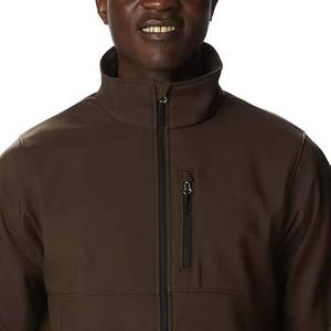 Imperméable à la mode en gros Softshell Soft Shell à capuche hommes veste en couleur différente haute rue vestes coupe-vent pour homme - Product Image 4