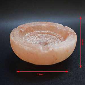 Cendrier artisanal écologique artisanal Hamalayan fabriqué à la main à partir de sel de l'Himalaya - Product Image 3