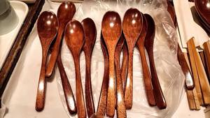 Premium Wooden Spoon Set Handmade Natural Wood Cooking Utensils Tools for Home Kitchen Restaurant Available At Best Market Price - Product Image 2