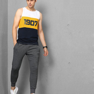 Camiseta deportiva OEM con logotipo personalizado para hombre, camisetas sin mangas para correr de malla, camiseta sin mangas para gimnasio, camiseta sin mangas para hombre - Product Image 3