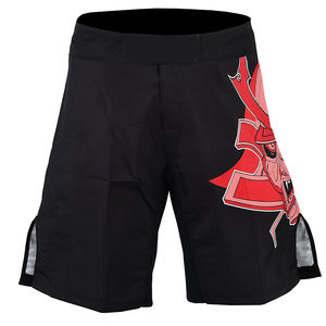 Pantalones cortos de MMA de poliéster con estampado por sublimación, ligeros, transpirables, con cintura elástica, ropa de entrenamiento flexible - Product Image 3