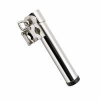 Support de canne à pêche pivotant réglable en acier inoxydable 316 avec pince universelle pour rail, matériel marin