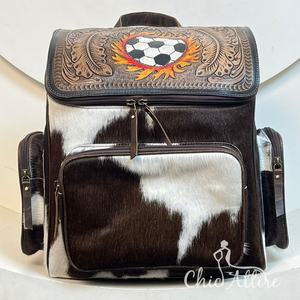 กระเป๋าใส่ผ้าอ้อมอเนกประสงค์หนังวัวแท้ความจุมากกระเป๋าเป้เดินทางสำหรับทุกเพศ - Product Image 1