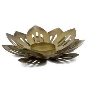 Wholesale Brass Finished 4-Slot <b>Taper</b> <b>Candle</b> Candelabra with Glass Base Elegant Wedding Table Centerpiece Decor <b>Candle</b> Lantern - Product Image 4