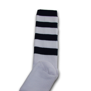 Chaussettes de sport personnalisées à rayures blanches et noires pour hommes, adolescents, garçons, filles, football, bas, accessoires de sport d'hiver - Product Image 5