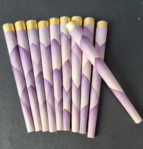 Cônes de lotus roulés à la main, couleur bleu et vert, embouts en verre et bois de luxe, approvisionnement direct usine, meilleurs prix, cônes de fleurs de lotus verts rares en gros - Product Image 1