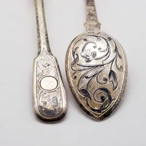 Couverts de table de qualité supérieure faits à la main en argent de la collection de cuillères de designer, idéaux pour les cadeaux et une utilisation élégante dans la cuisine - Product Image 5