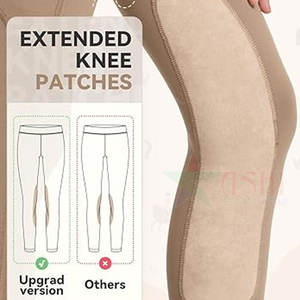 Leggings d'équitation pour femmes, taille haute, coupe régulière, collants d'équitation, pantalon d'équitation, jodhpur, imperméable, coupe-vent - Product Image 4