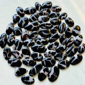 Cabujón suelto septariano negro Natural de grado AAA de alta calidad, forma de mezcla de piedras preciosas, 20MM-50MM, tamaño personalizable para la fabricación de joyas - Product Image 2