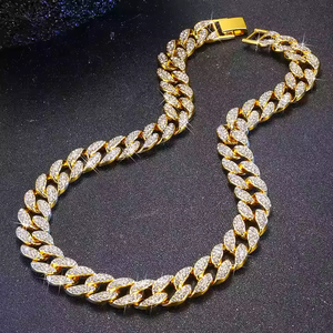 สร้อยคอโซ่แบบคิวบา16มม. สุดเท่925เงินประกายเพชรโมอิสซาไนต์ประดับเพชรแนวฮิปฮอปน้ำแข็งสำหรับผู้ชาย - Product Image 2