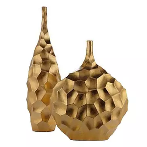 Jarrones de flores de Metal de colores combinados, la mejor decoración interior y diseño hecho a mano, jarrón de plantas verdes y jarrones de flores, lo mejor para la decoración del hogar - Product Image 1