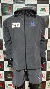 Men's Heavy <b>Weight</b> Wool Body Jacket Puff Printing Silk Printing Embroidery Chenille Embroidery Direct <b>Stand</b> PU Sleeves Rib - Product Image 4