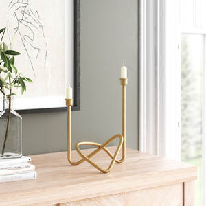 Elegante soporte de vela de pilar de aluminio negro mate con Diseño estrecho que crea un ambiente cálido en la mesa de fiesta de Navidad de su hogar - Product Image 5