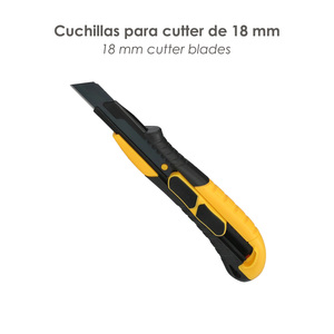 Lama per Taglierina 18 mm. (Confezione da 10 pezzi) Acciaio SK5 Anodizzato - Product Image 4