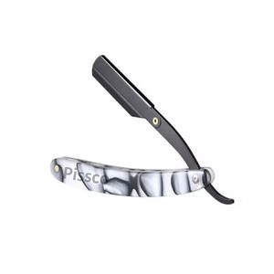 Couteau à raser pliable en acier inoxydable, rasoir de barbier pour la coupe de cheveux, lame interchangeable, rasoir pliable personnalisé en acier inoxydable, rasoir droit - Product Image 1