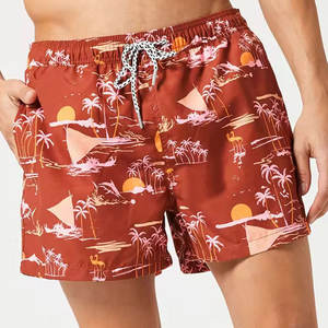 Meilleure vente Nouvel été Short de plage imprimé coloré Taille extensible avec cordon de serrage Hommes Casual Impression 3D Graphic Board Shorts - Product Image 4