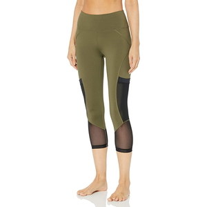 Leggings de Yoga de Cintura Alta para Mujer, Sólidos, con Bolsillos, Ecológicos y de Secado Rápido, Material de Spandex/Nailon - Product Image 1