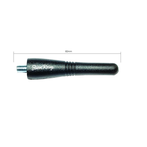 Antena de goma de 6 cm de caucho negro - Product Image 5